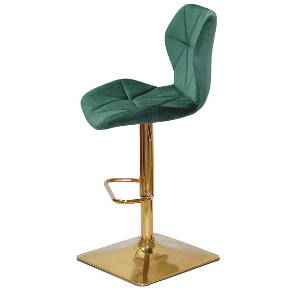 Барный стул Onder Mebli Torino BAR 4-GD-BASE Зеленый B-1035 Бархат-4