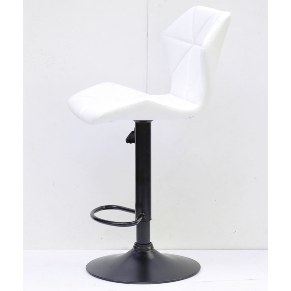 Барний стілець Onder Mebli Torino BAR BK-BASE Білий Екошкіра-3