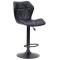 Барний стілець Onder Mebli Torino BAR BK-BASE Чорний Екошкіра-0-thumb