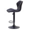 Барний стілець Onder Mebli Torino BAR BK-BASE Чорний Екошкіра-3-thumb
