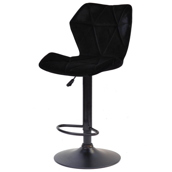 Барный стул Onder Mebli Torino BAR BK-BASE Черный B-1011 Бархат-1