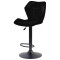 Барный стул Onder Mebli Torino BAR BK-BASE Черный B-1011 Бархат-1-thumb