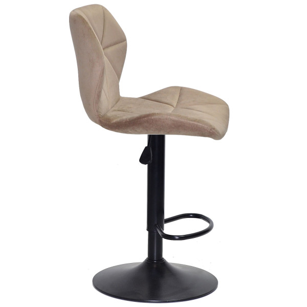 Барный стул Onder Mebli Torino BAR BK-BASE Мокко B-1033 Бархат-3