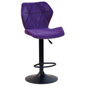 Барный стул Onder Mebli Torino BAR BK-BASE Пурпур B-1013 Бархат