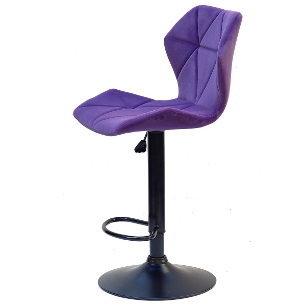 Барний стілець Onder Mebli Torino BAR BK-BASE Пурпур B-1013 Оксамит-3