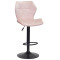 Барный стул Onder Mebli Torino BAR BK-BASE Розовый B-1021 Бархат-0-thumb