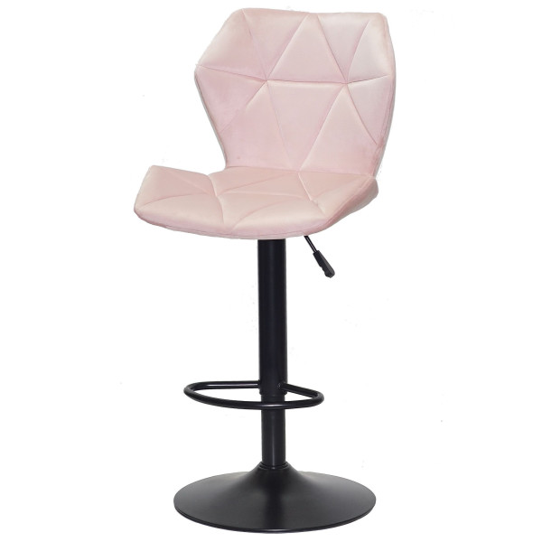 Барный стул Onder Mebli Torino BAR BK-BASE Розовый B-1021 Бархат-1