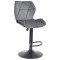 Барный стул Onder Mebli Torino BAR BK-BASE Серый B-1034 Бархат-0-thumb