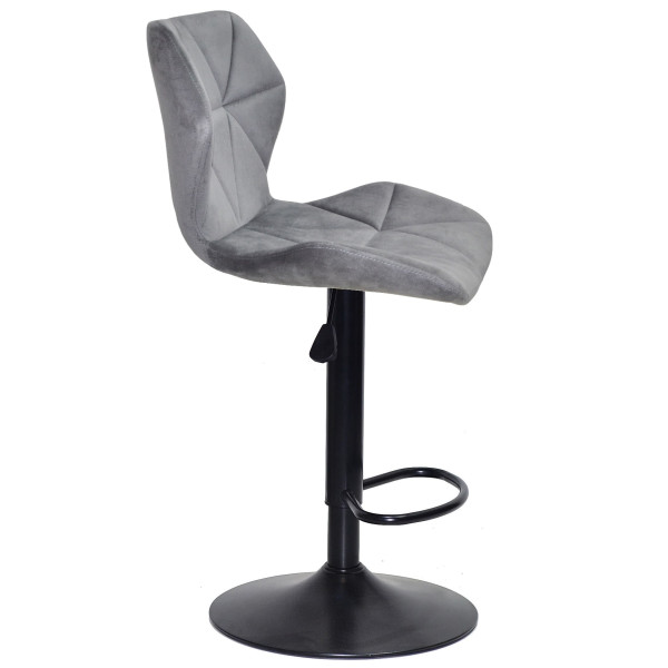 Барный стул Onder Mebli Torino BAR BK-BASE Серый B-1034 Бархат-3