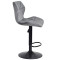 Барный стул Onder Mebli Torino BAR BK-BASE Серый B-1034 Бархат-3-thumb