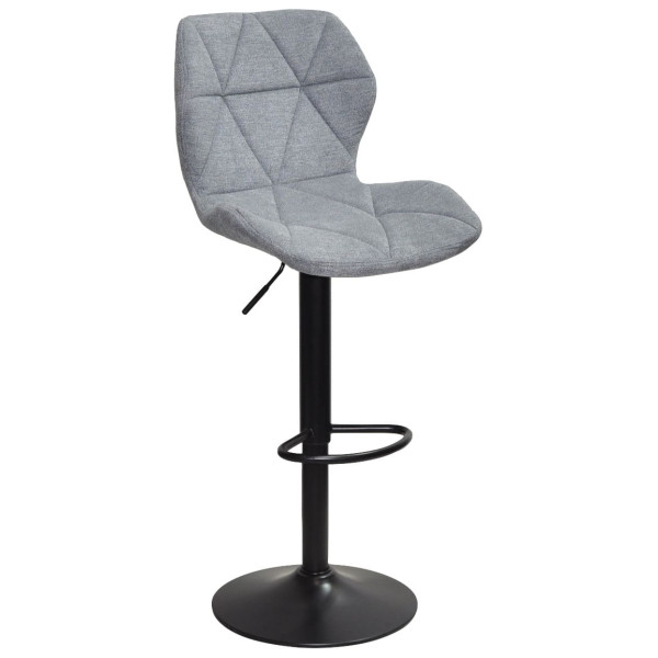 Барный стул Onder Mebli Torino BAR BK-BASE Серый BRO-18 Ткань-0