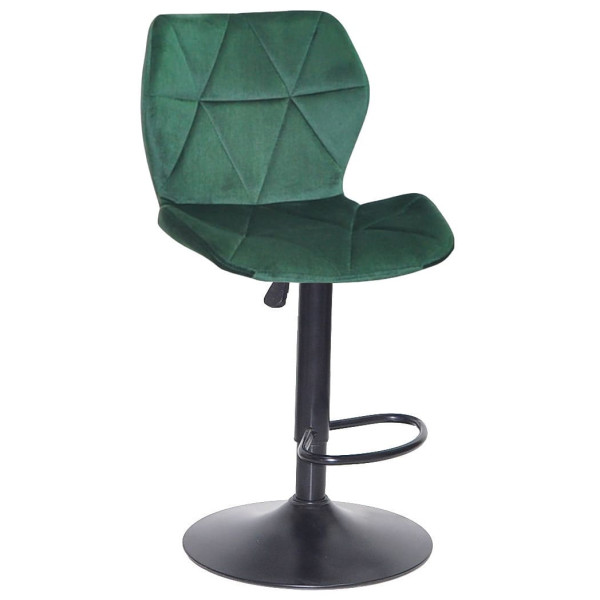 Барный стул Onder Mebli Torino BAR BK-BASE Зеленый B-1036 Бархат-0