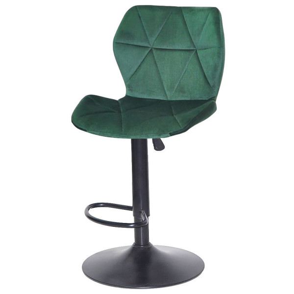 Барный стул Onder Mebli Torino BAR BK-BASE Зеленый B-1036 Бархат-1