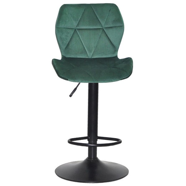 Барный стул Onder Mebli Torino BAR BK-BASE Зеленый B-1036 Бархат-2
