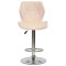 Барный стул Onder Mebli Torino BAR CH-BASE Бежевый B-1032 Бархат-2-thumb