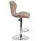 Барный стул Onder Mebli Torino BAR CH-BASE Мокко B-1033 Бархат-3-thumb