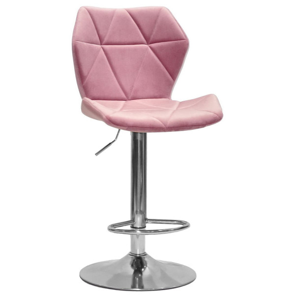 Барний стілець Onder Mebli Torino BAR CH-BASE Пильна Троянда B-1030 Оксамит-0