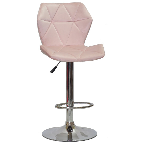 Барный стул Onder Mebli Torino BAR CH-BASE Розовый B-1021 Бархат-0