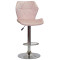 Барный стул Onder Mebli Torino BAR CH-BASE Розовый B-1021 Бархат-0-thumb