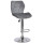 Барний стілець Onder Mebli Torino BAR CH-BASE Сірий B-1034 Оксамит