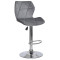 Барный стул Onder Mebli Torino BAR CH-BASE Серый B-1034 Бархат-0-thumb