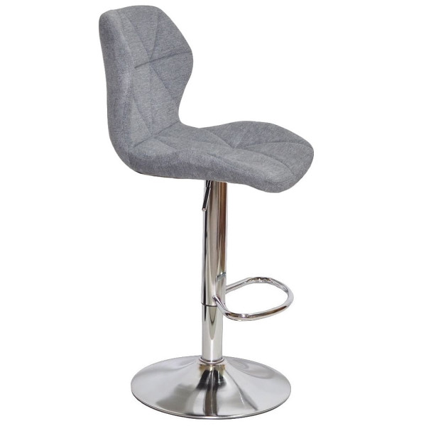 Барный стул Onder Mebli Torino BAR CH-BASE Серый BRO-18 Ткань-2