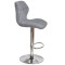 Барный стул Onder Mebli Torino BAR CH-BASE Серый BRO-18 Ткань-2-thumb
