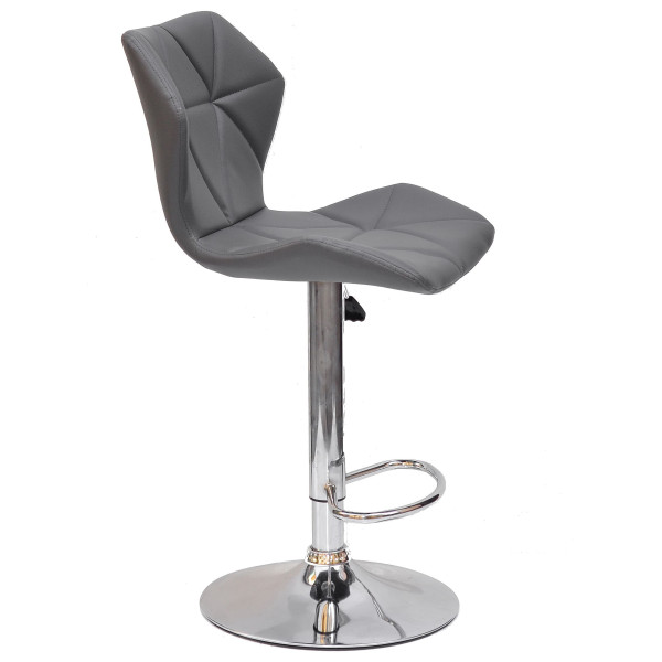 Барный стул Onder Mebli Torino BAR CH-BASE Серый 1001 Экокожа-2