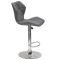 Барный стул Onder Mebli Torino BAR CH-BASE Серый 1001 Экокожа-2-thumb