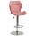 Барний стілець Onder Mebli Torino BAR CH-BASE Теракотовий B-1018 Оксамит