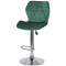 Барный стул Onder Mebli Torino BAR CH-BASE Зеленый B-1036 Бархат-1-thumb