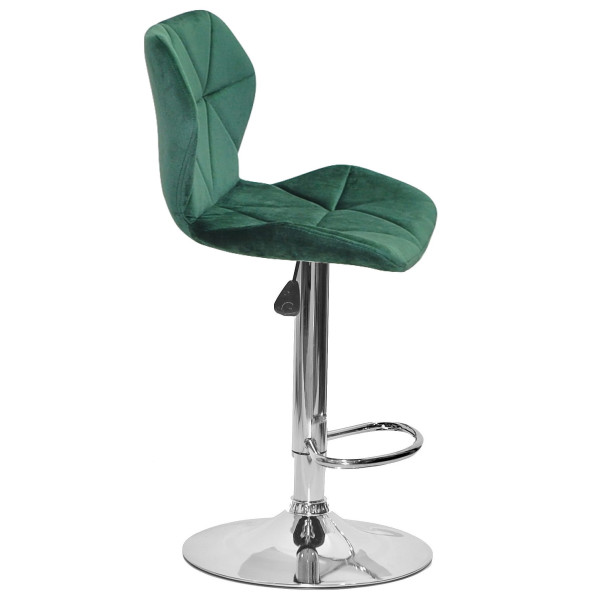 Барный стул Onder Mebli Torino BAR CH-BASE Зеленый B-1036 Бархат-3