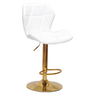 Барный стул Onder Mebli Torino BAR GD-BASE Белый Экокожа