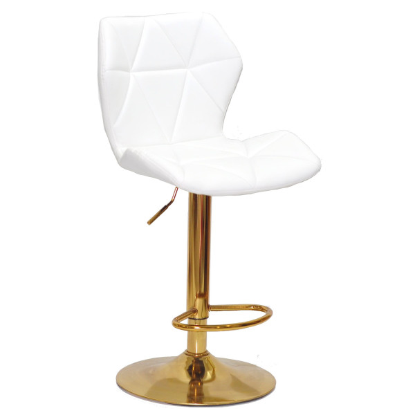 Барный стул Onder Mebli Torino BAR GD-BASE Белый Экокожа-0
