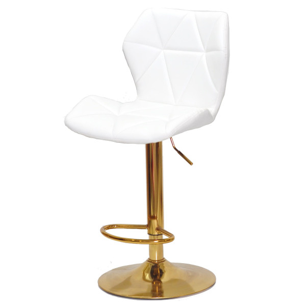 Барный стул Onder Mebli Torino BAR GD-BASE Белый Экокожа-1