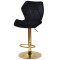 Барний стілець Onder Mebli Torino BAR GD-BASE Чорний B-1011 Оксамит-1-thumb