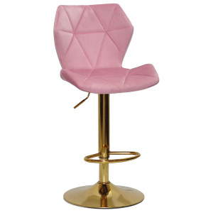 Барний стілець Onder Mebli Torino BAR GD-BASE Фрез B-1025 Оксамит