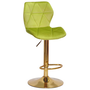 Барный стул Onder Mebli Torino BAR GD-BASE Олива B-1035 Бархат