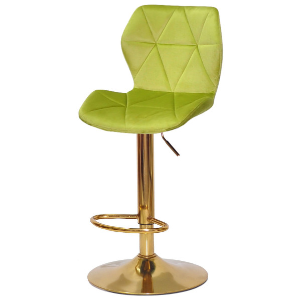 Барный стул Onder Mebli Torino BAR GD-BASE Олива B-1035 Бархат-1