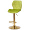 Барный стул Onder Mebli Torino BAR GD-BASE Олива B-1035 Бархат-1-thumb