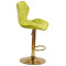 Барный стул Onder Mebli Torino BAR GD-BASE Олива B-1035 Бархат-3-thumb