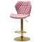 Барный стул Onder Mebli Torino BAR GD-BASE Пыльная Роза B-1030 Бархат-1-thumb