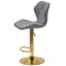 Барный стул Onder Mebli Torino BAR GD-BASE Серый 1001 Экокожа-3-thumb
