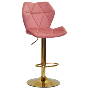 Барный стул Onder Mebli Torino BAR GD-BASE Терракотовый B-1018 Бархат