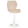 Барний стілець Onder Mebli Torino BAR WT-BASE Бежевий B-1032 Оксамит