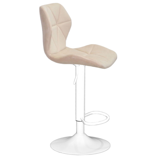 Барний стілець Onder Mebli Torino BAR WT-BASE Бежевий B-1032 Оксамит-2