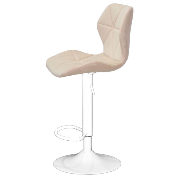 Барний стілець Onder Mebli Torino BAR WT-BASE Бежевий B-1032 Оксамит-3