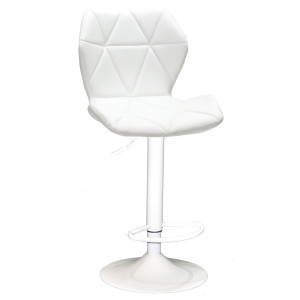 Барний стілець Onder Mebli Torino BAR WT-BASE Білий Екошкіра