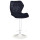 Барний стілець Onder Mebli Torino BAR WT-BASE Чорний B-1011 Оксамит
