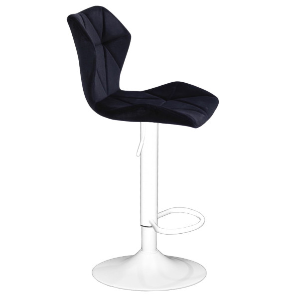 Барний стілець Onder Mebli Torino BAR WT-BASE Чорний B-1011 Оксамит-2